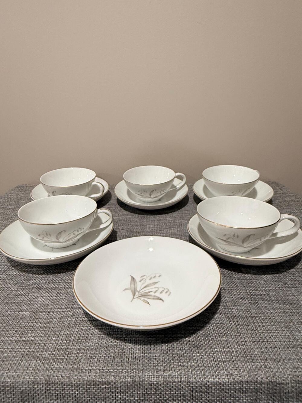 Vintage Jayson's Golden Rhapsody China Tea Set 11 Piece Japan